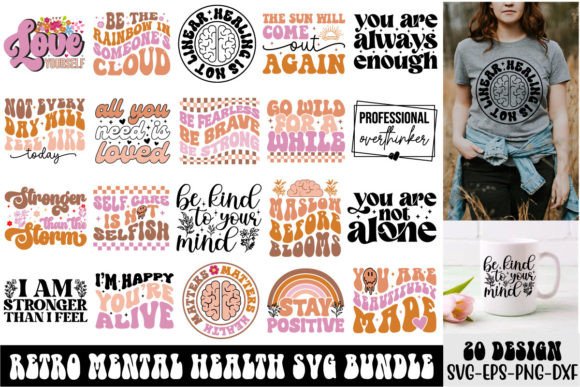 Download Retro Mental Health Svg Bundle - Mental health svg bundle Collection