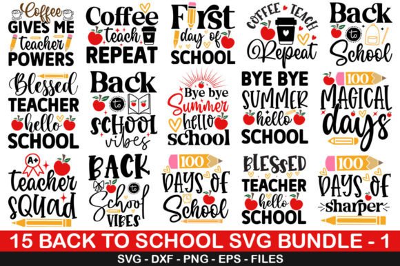 Download Back to School SVG Bundle - Back to school svg Collection