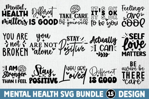 Download Mental Health Svg Bundle - Mental health svg bundle Collection